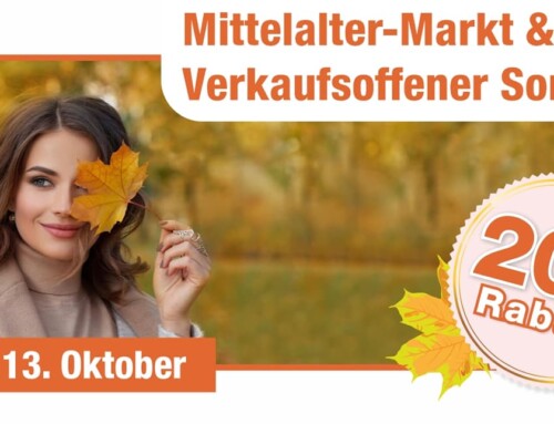 Verkaufsoffener Sonntag mit 20% Rabatt